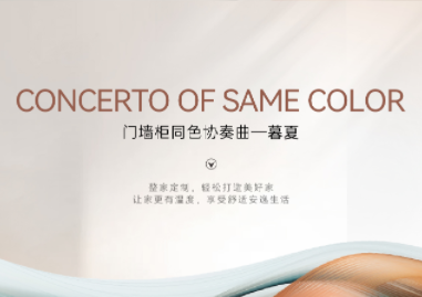 新色鑒賞丨門墻柜同色 
